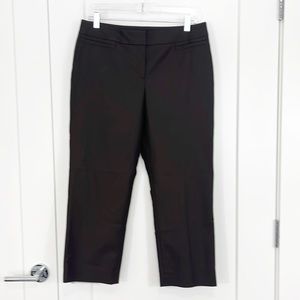 New Lafayette 148 Size 6 Brown Cropped Trousers with Pockets